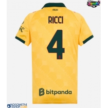 Ženski Nogometni dresi AC Milan Samuele Ricci #4 Tretji 2025-26 Kratek Rokav